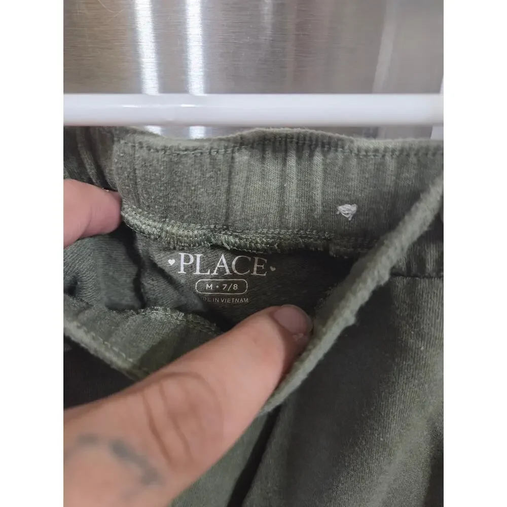 5/$15 Army Green Leggings - The Children's Place - M (7/8)
